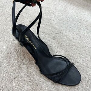 Marion Parke Black Strappy Sandals
